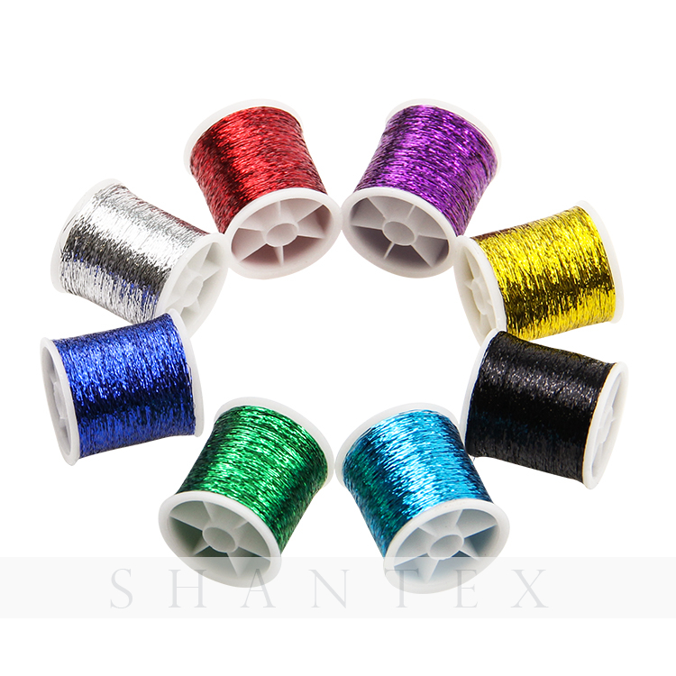 Whosale Sparkling Glitter Metallic yarn Glitter Embroidery Sewing Thread