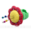 Hot Selling Rubber Household Flower Pin Cushion Ring Wearable Needle Sewing Quilting Holder