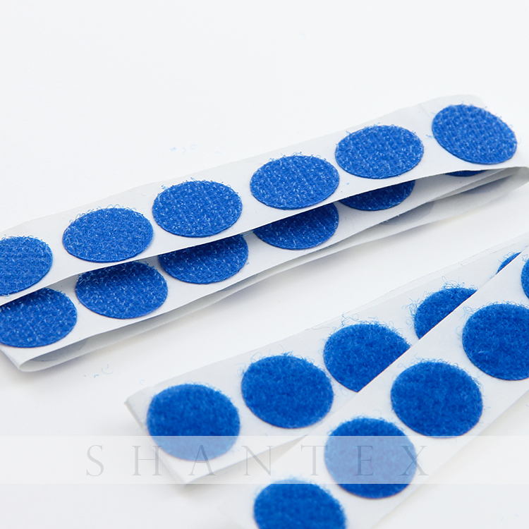 Multi Usage17mm Diameter Sticky Hook And Loop Coin Hook And Loop Adhesive Tape Dot