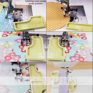 Sewing Accessories 6-in-1 Stick'n Stitch Guide Perfect for Needlecrafts Sewing Machine Stitch Guide 