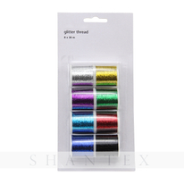 Whosale Sparkling Glitter Metallic yarn Glitter Embroidery Sewing Thread