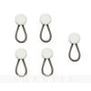 Quick Fitting Collar Button Extenders in Different Colors Crystal-set with Elastic in The Spring 