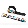 Custom Logo Assorted Color Adjustable Sport Wristband Hook And Loop Strap With Metal Buckle 