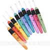 Led crochet hook Lighted Crochet Hooks Value Pack 9/pkg Set Replacement Batteries For DIY Weave Yarn 