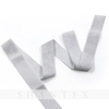 Frosted Silver Glitter Good Quality High Elasticity Customized Woven 1.8 inch Webbing Elastic Tape Metallic Elastic Band