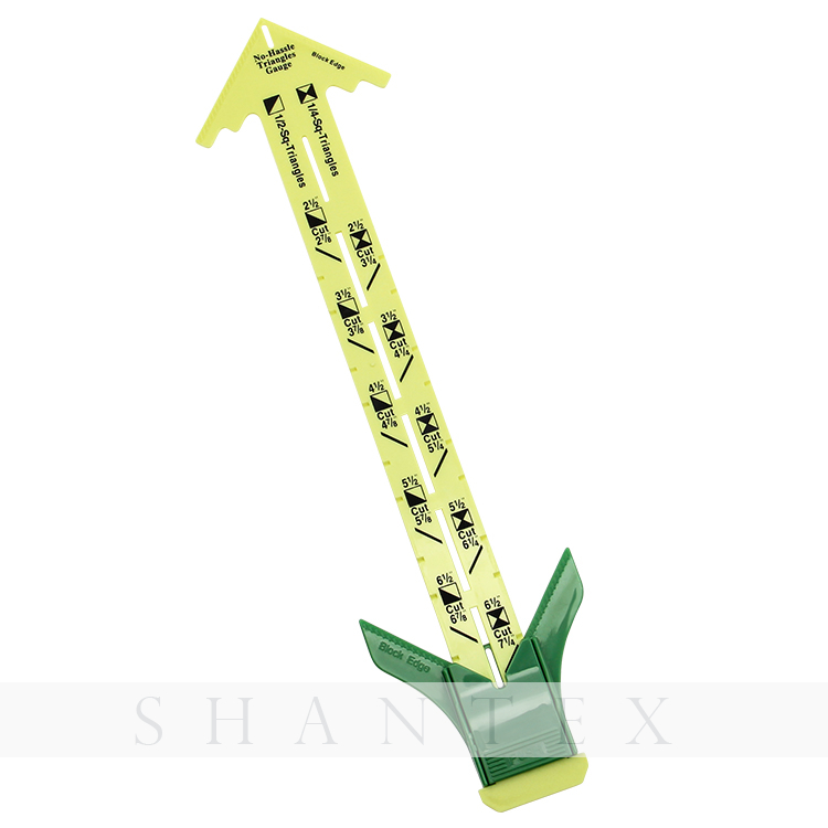 No-Hassle Triangles Sewing Gauge Measuring Sewing Tool Quilt Ruler