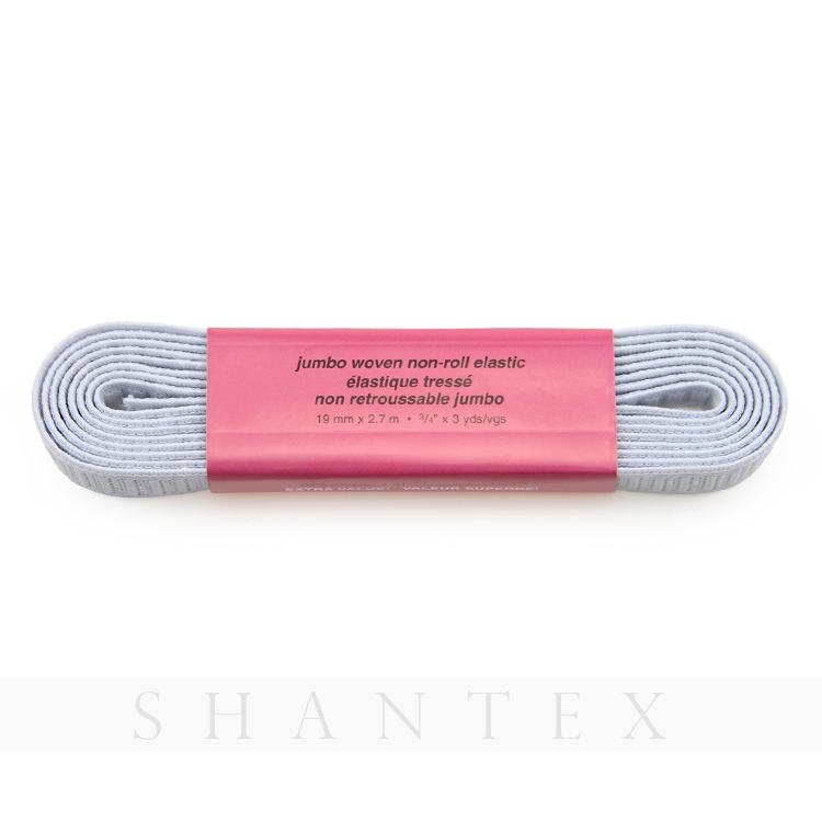 Jumbo Woven Ribbed Non-roll Elastic with High Quality 