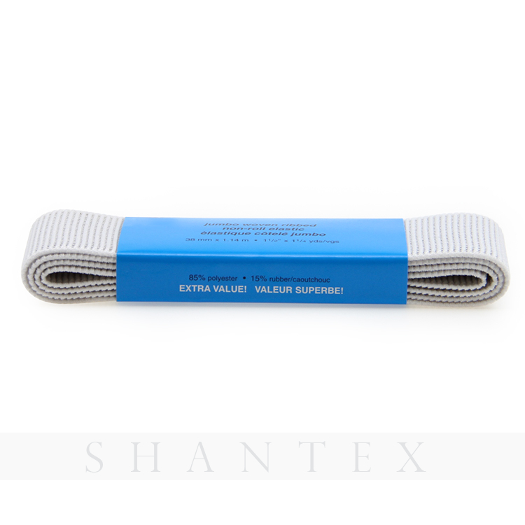High Quality Jumbo Woven Non-roll Elastic White Color 