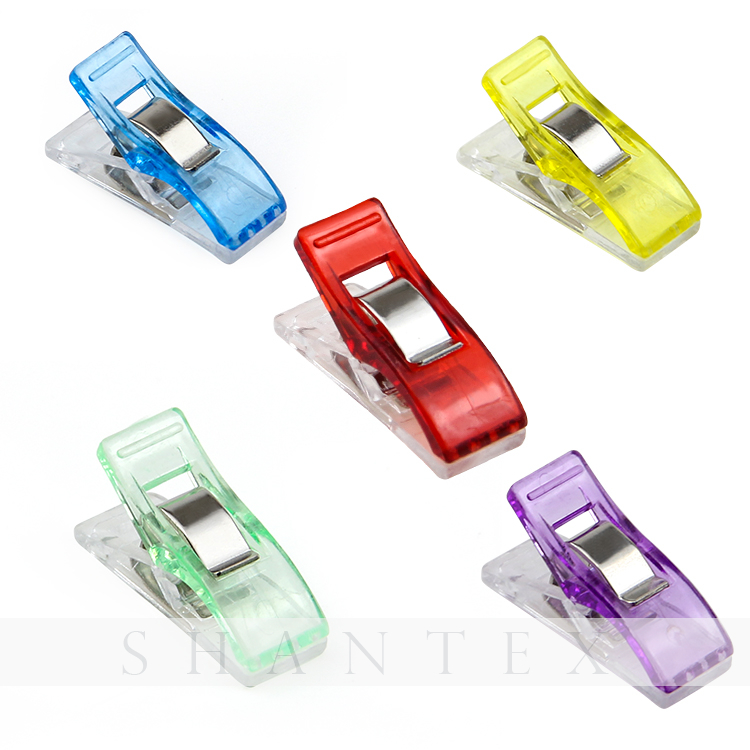Colorful Sewing Craft Quilt Binding Plastic Clips CannedPack
