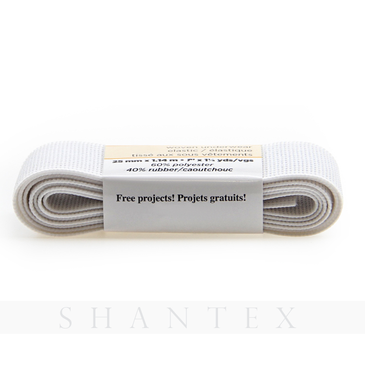 Custom Logo Clothes Underwear Printed Label Soft Polyester Woven Elastic Band 