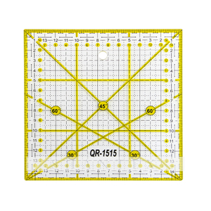 ECO-Friendly Acrylic Square Patchwork Quilting Transparent Acrylic Quilting And Sewing Ruler for Home Sewing