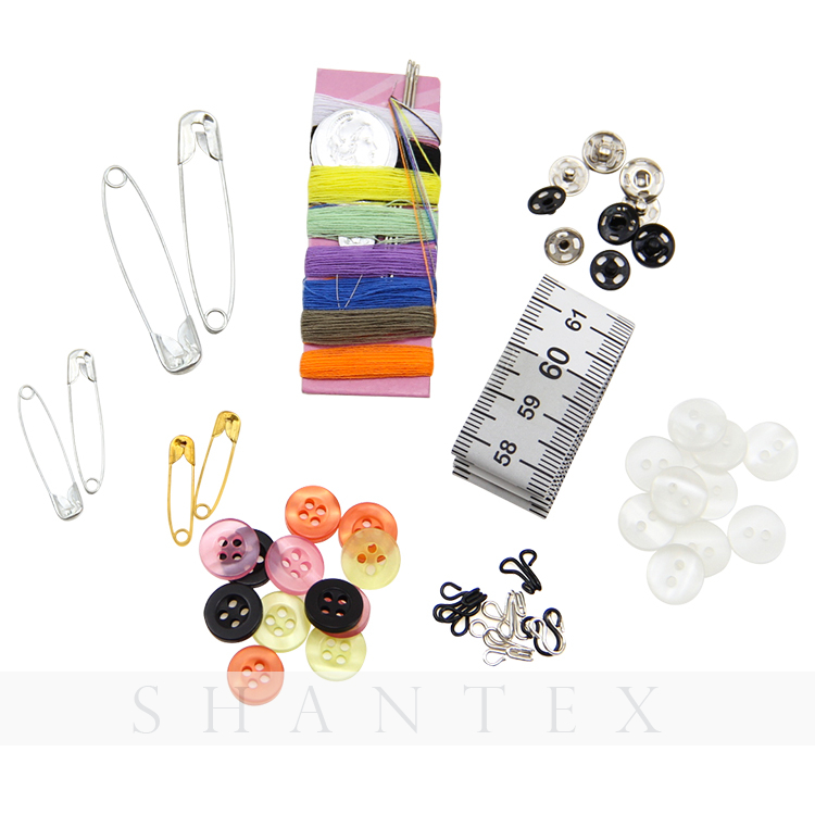 Mini Disposable Travel Hotel Sewing Kit with Needle Thread Sewing Accessories 